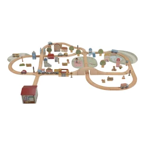 Circuit de train en bois – XL