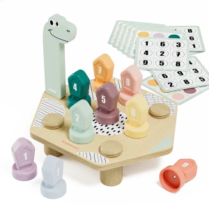 Jouet Montessori en bois - Happy Dino Twist