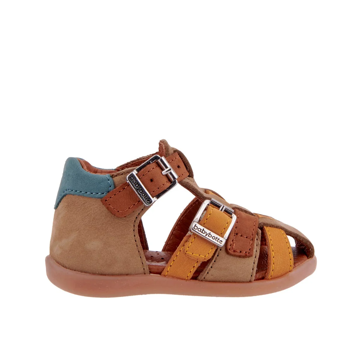 BABYBOTTE GASTON Taupe sandales nu pieds