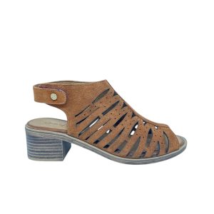 COCO ET ABRICOT MAINCY Camel Sandales Nu Pieds