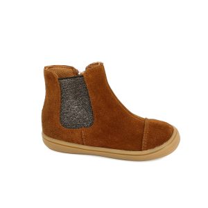 BELLAMY CELIMENE Velours Camel Bottines