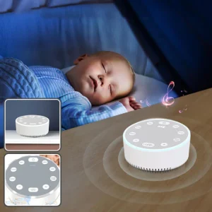 Machine à Bruit ™ Blanc Portable – Sons Apaisants Bébé & Adulte, Sommeil, Relaxation, Thérapie Sonore