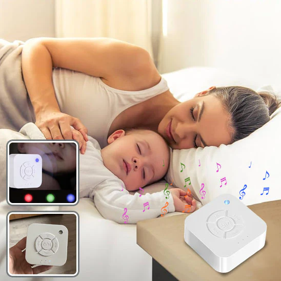 Sucette de Sommeil ™ à Bruit Blanc pour Bébé - Machine Sonore avec 9 Sons Apaisants, Lumière Douce et Minuterie – Image 2