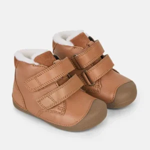 Bundgaard Petit Strap Fourré Barefoot Cognac