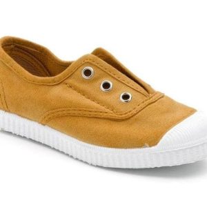 CIENTA TOILE  élastique 70997 moutarde Toiles Espadrilles