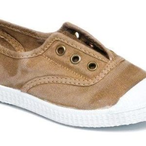 CIENTA TOILE  élastique 70777 Beige delavé Toiles Espadrilles