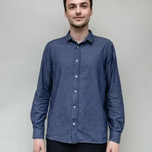 Chemise Julien Chambray bleu