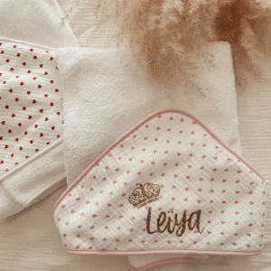 Cape de bain - cœur