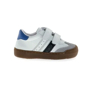 NATURINO RIBY VL Grey White Black chaussures Basses Baskets