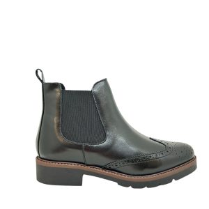 WE DO 77660 HF Noir bottines bout fleuri