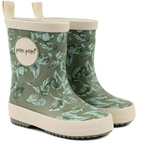 POM POM CAMO Vert Bottes de Pluie