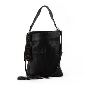 Joplin Foldover Bag Black
