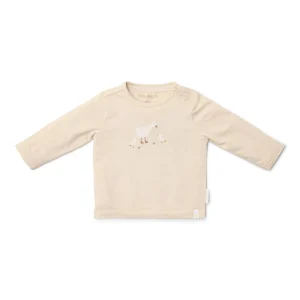 T-shirt à manches longues - Sable - Newborn Naturals - Little Goose