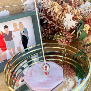 Bola de grossesse Pachamama - Argent rouge