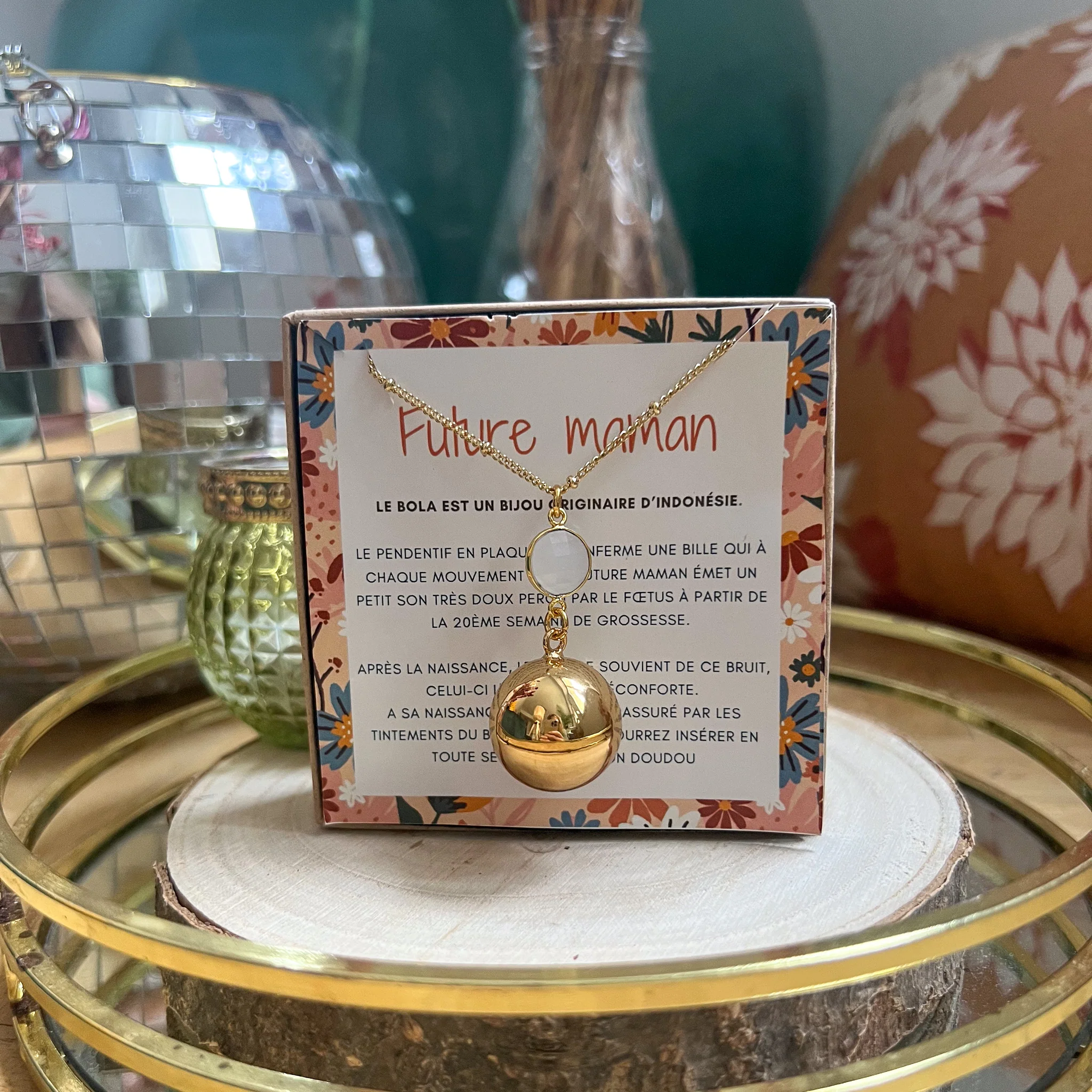 Bola de grossesse éclat Pierre de lune