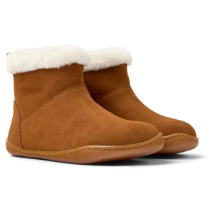 Camper Kids Peu Bottines Fourrées Camel