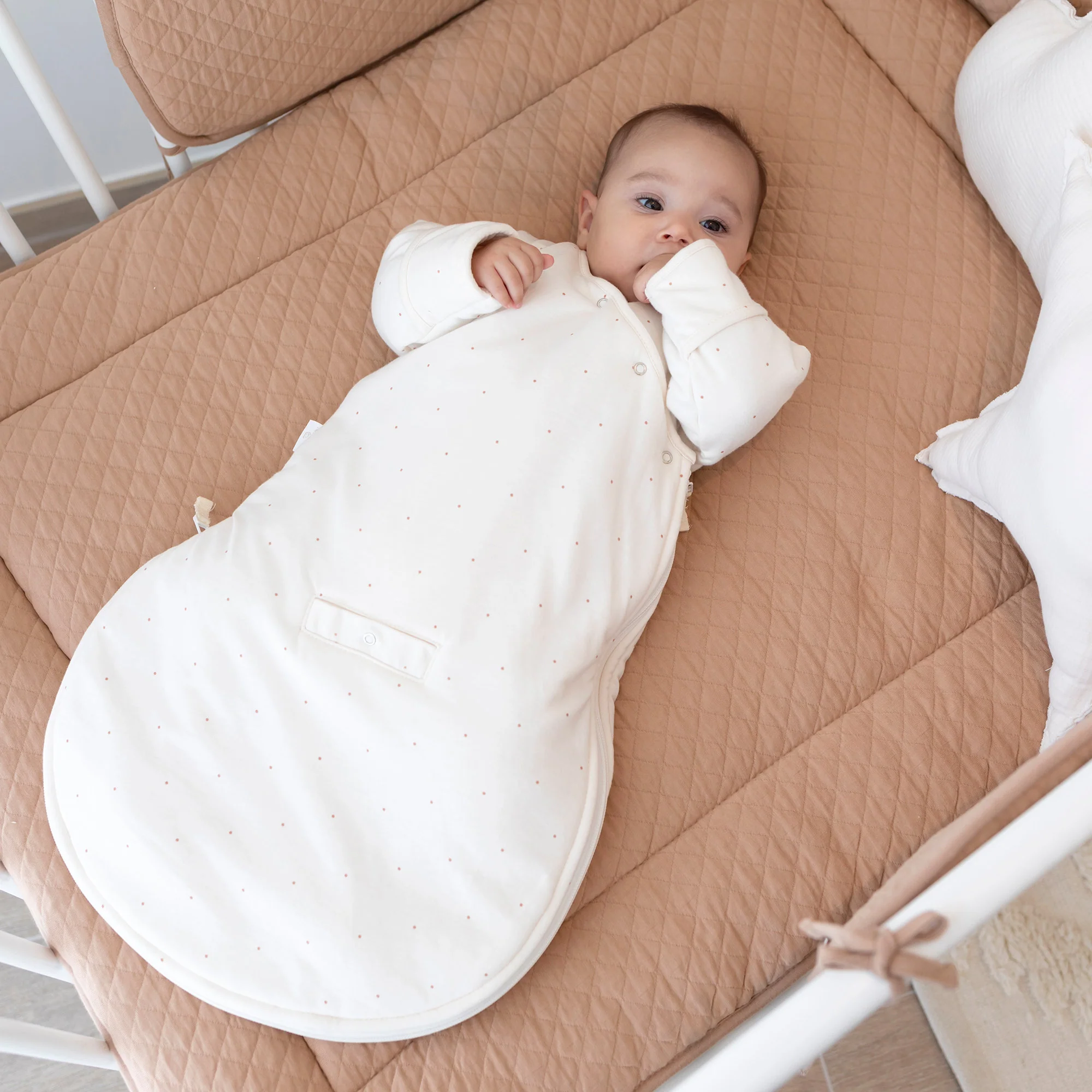 MAGIC BAG 1-4m Small dot print ecru PADY JERSEY + JERSEY tog 3 – Image 3