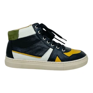 BELLAMY IBASCUS Noir Jaune Chaussures Bottillons