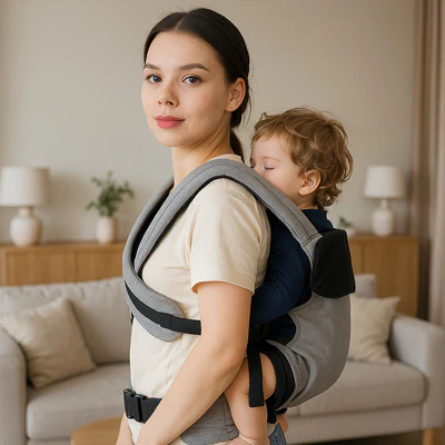 Porte-bébé ™ évolutif pour nouveau-né à tout-petit – confortable, ajustable et respirant (7–44 lb) – Image 4