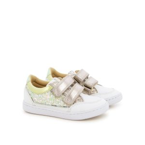 SHOO POM PLAY CO SCRATCH Glitter white Chaussures Basses/Baskets/Sneakers