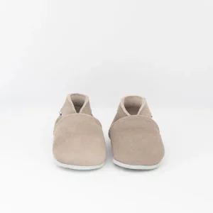 Chaussures Babysoft en cuir Softbaby - niquel