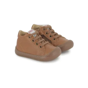 POM D'API YAKA WALK Cuero Bottillons barefoot Premiers Pas