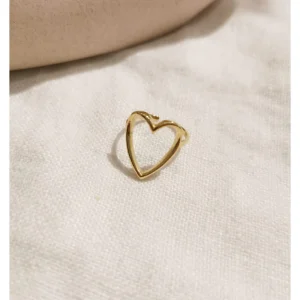 Bague Coeur doré