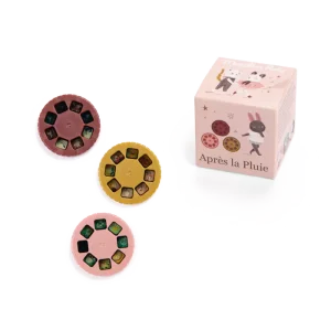 Boite de 3 disques pour lampe à histoires Apres la Pluie