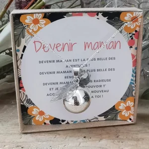 Bola de grossesse Céline argent