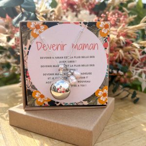 Bola de grossesse Clémence - Argent