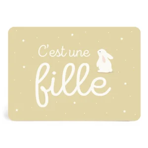 CARTE ANNONCE C'EST UNE FILLE