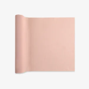 Chemin de table crêpe rose poudré