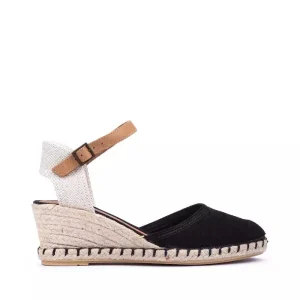 VERBENAS MALENA noir Sandales Compensées Nu Pieds