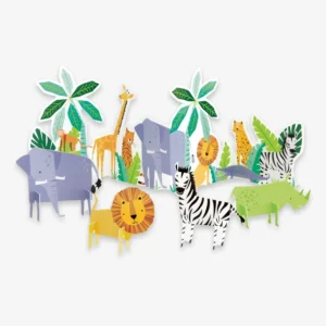 Decoration de table jungle