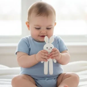 Doudou lapin tout doux | Fait main