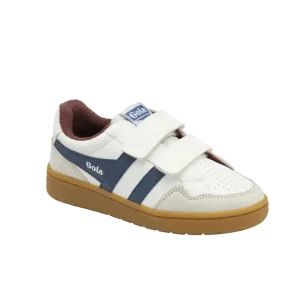 GOLA EAGLE strap blanc Marine basket sneakers