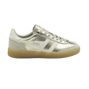 GOLA VIPER Metallic Gold Off White Sneakers Baskets adulte