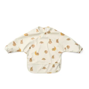 Bavoir avec manches MERLE -  Elephant / Creme de la creme Liste #401394