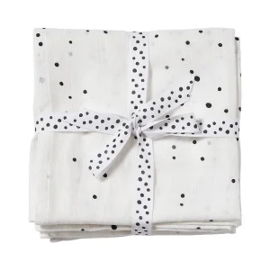 Lot de 2 grands tétras, Dreamy dots, white