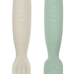 Lot de 2 pre-cuillère silicone sage green / velvet grey