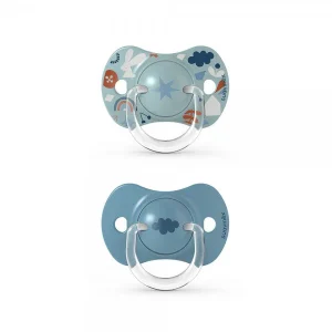 Lot de 2 sucettes SX Pro Forest silicone 6-18m (divers coloris)