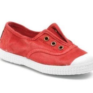 CIENTA TOILE  élastique 70777 rouge Toiles Espadrilles