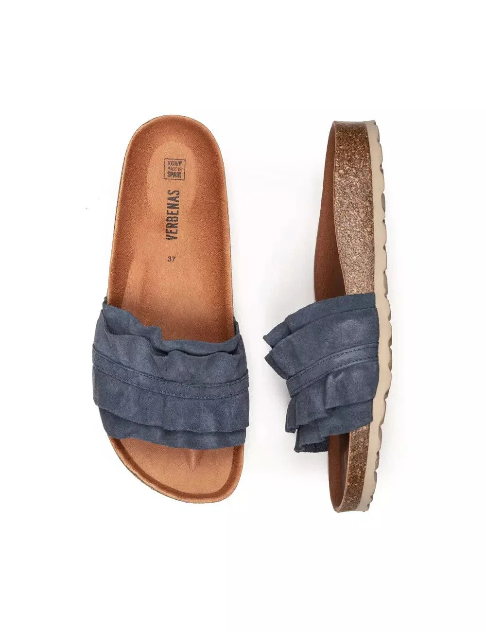 VERBENAS ROCIO Marine Sandales Nu Pieds Mules – Image 4