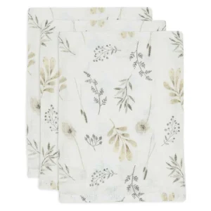 Set de 3 gants de toilette - (divers coloris)