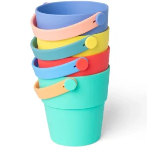 Set de 4 seaux empilables