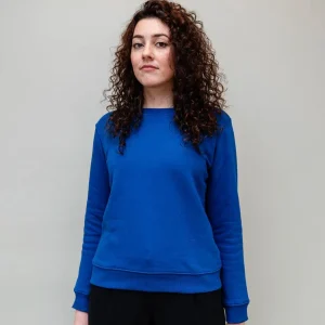 Sweat Alexia molletonné bleu Europe